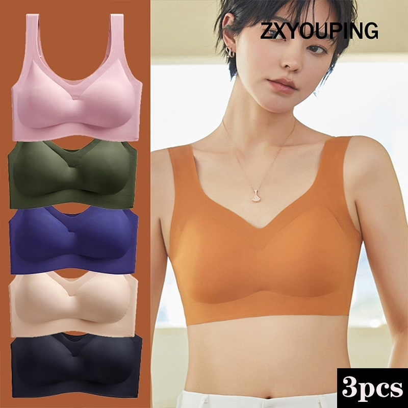 Wirefree Bra Comfort - 3PCS Sexy Sports Bra Seamless Bra