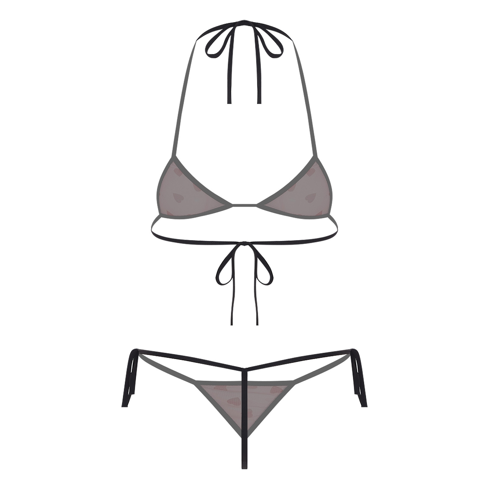 Womens Micro Mini Bikini Linge - đánh giá và giá Sheer Bra Lace