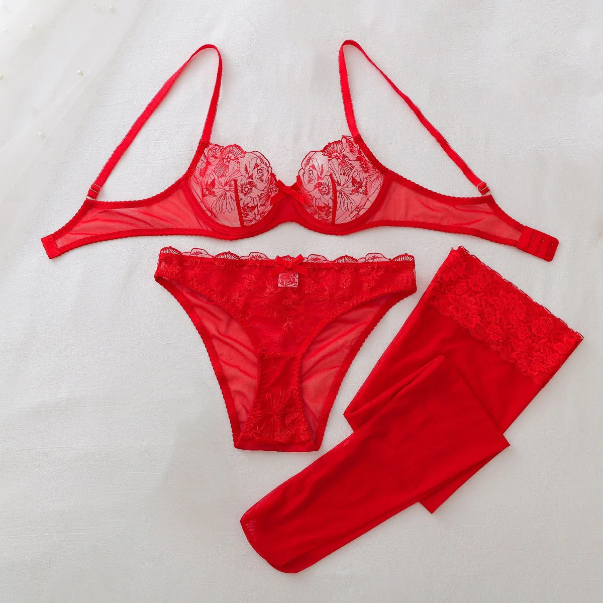 See Through Mesh Erotic set Wo - đánh giá và giá Sheer Bra Lace
