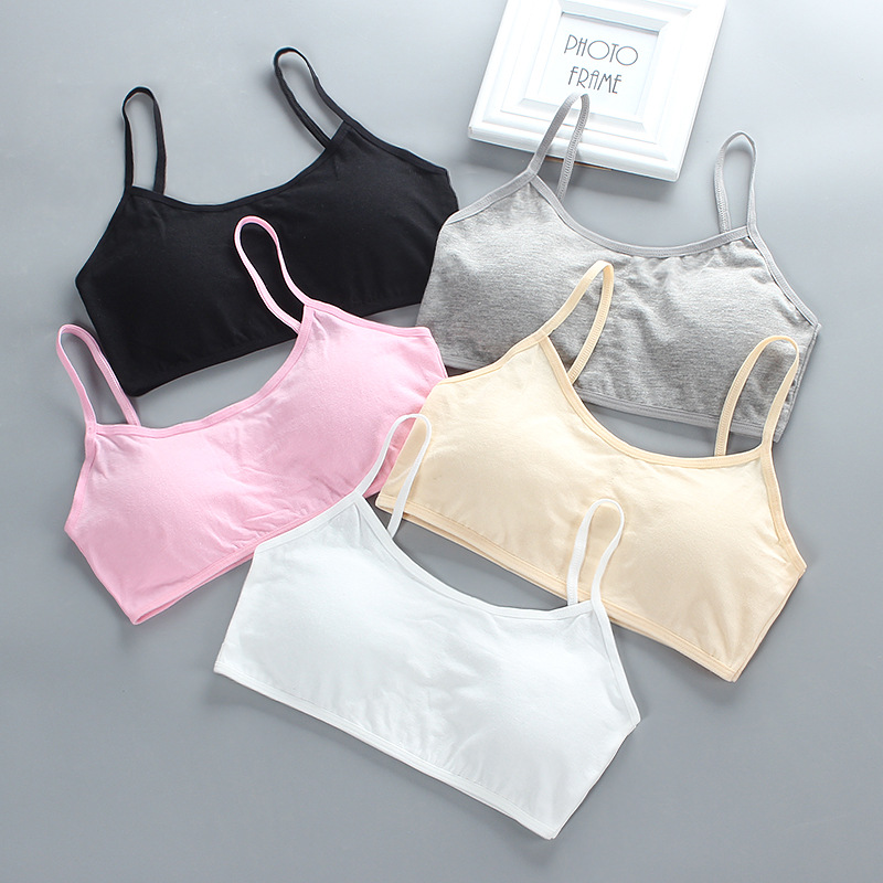 5pcs Teenage Girls Cotton Trai - đánh giá và giá Cotton Bra Everyday