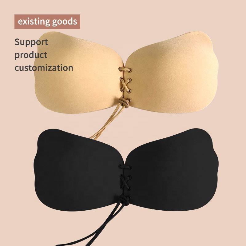 Wing shaped drawstring nude ba - đánh giá và giá Strapless Bra Adhesive