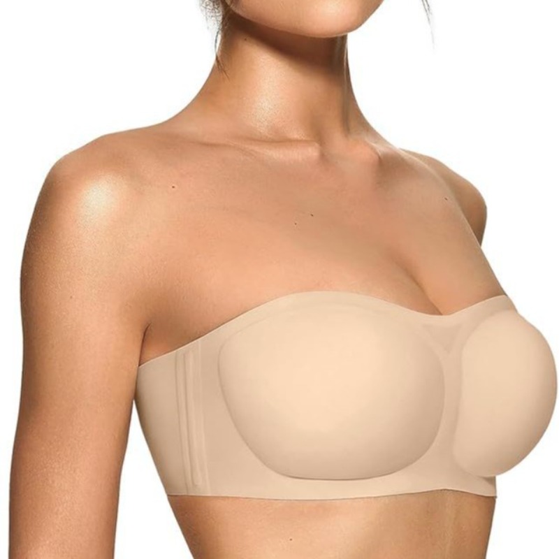 Women's Strapless Bra with Pus - đánh giá và giá Minimizer Bra Women