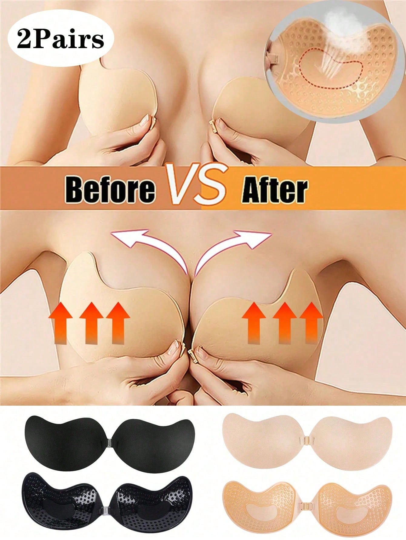 2-pack Women's Self-Adhesive I - đánh giá và giá Strapless Bra Adhesive